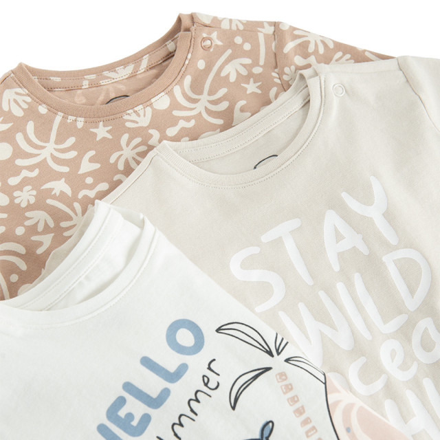 Тениска с къс ръкав 3бр., цвят: Микс