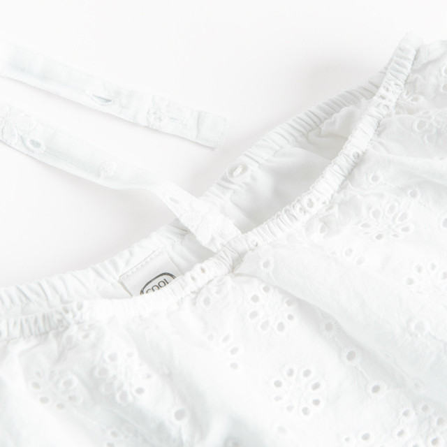 Рокля без ръкав, цвят: Бял