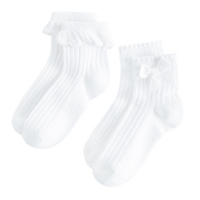 Чорапи 2бр., цвят: Бял
