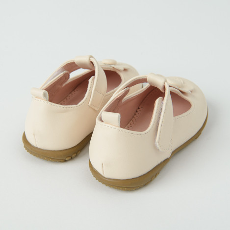 Балеринки, цвят: Кремав