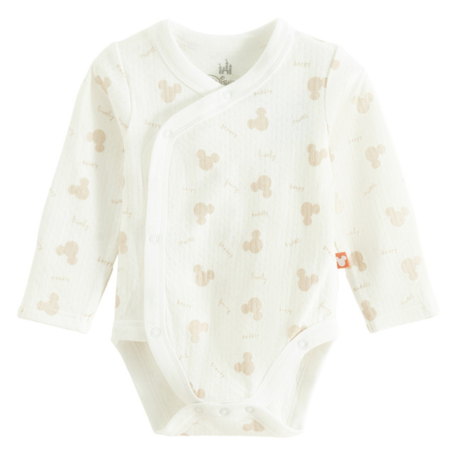 Боди с дълъг ръкав 2бр. MICKEY & FRIENDS, цвят: Кремав
