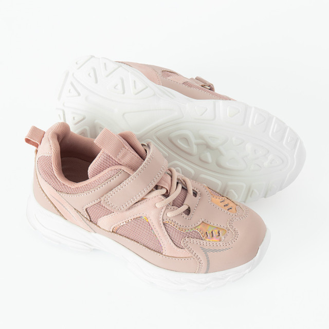 Спортни обувки, цвят: Пепел от рози