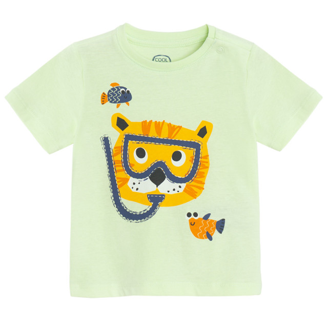 Тениска с къс ръкав, цвят: Жълт