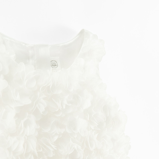 Рокля без ръкав, цвят: Бял