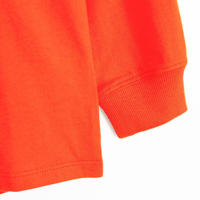 Блуза с дълъг ръкав, цвят: Оранжев