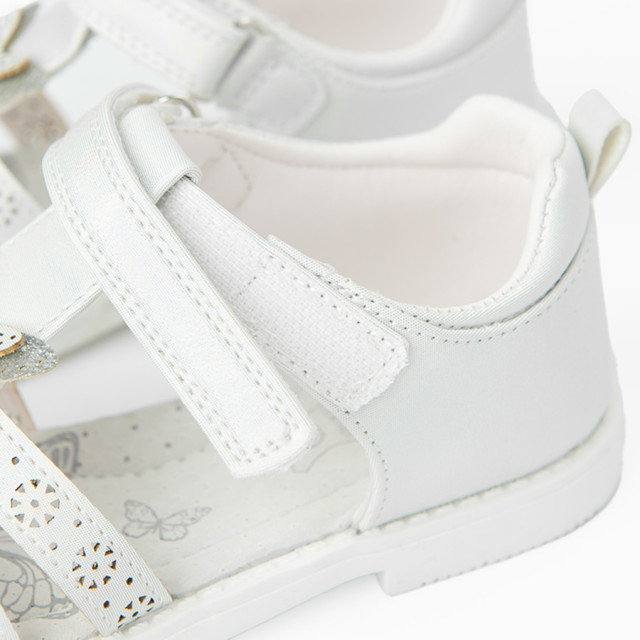 Сандали, цвят: Бял