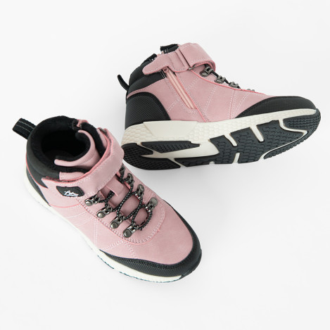 Високи обувки, цвят: Пепеляво лилав