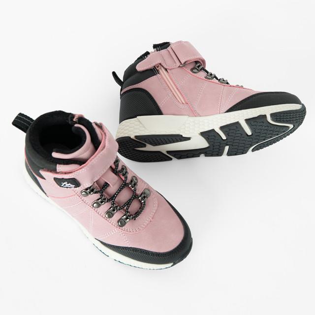 Високи обувки, цвят: Пепеляво лилав