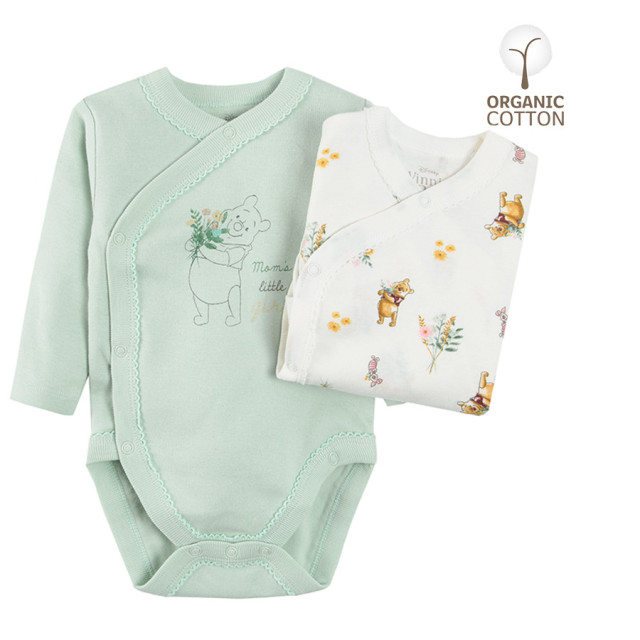 Боди с дълъг ръкав 2бр. WINNIE THE POOH, цвят: Микс