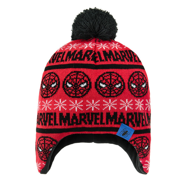 Шапка MARVEL, цвят: Червен