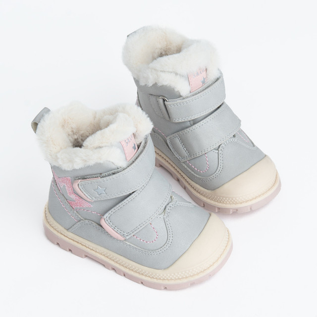 Ботуши, цвят: Светло сив