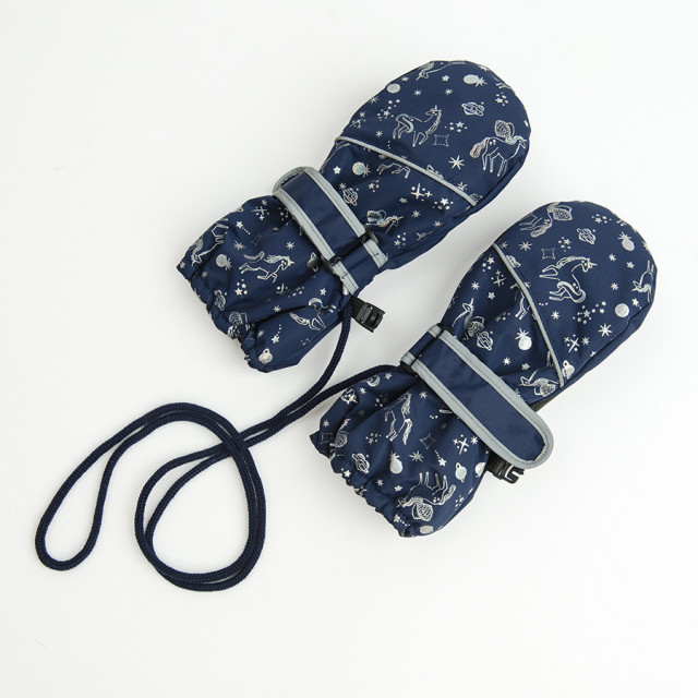 Ски ръкавици, цвят: Морско син