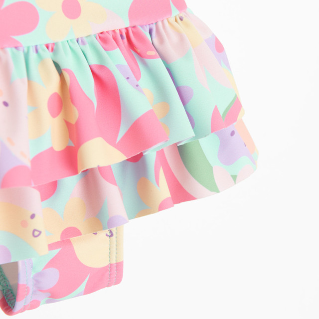 Бански костюми, цвят: Зелен