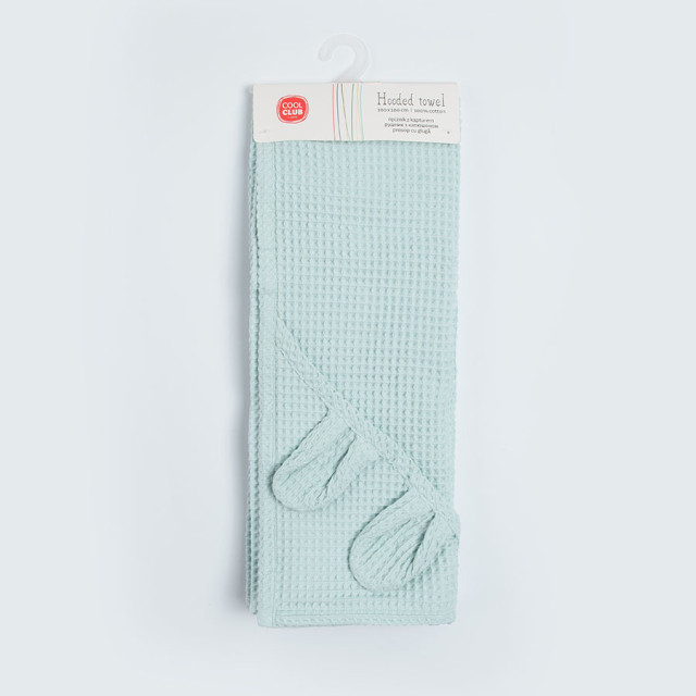 Хавлия с качулка, цвят: Тъмно син