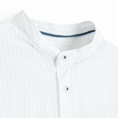 Риза с дълъг ръкав, цвят: Бял