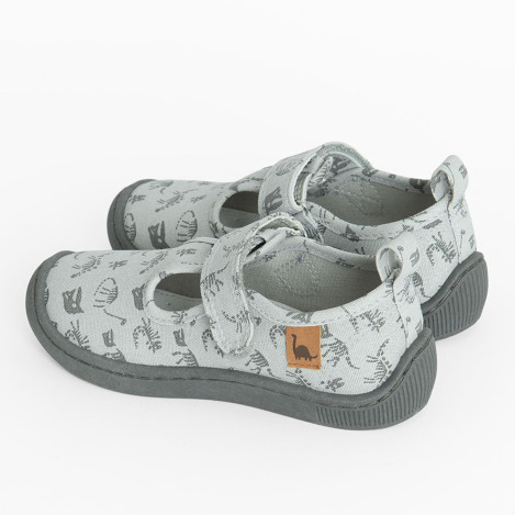 Пантофи, цвят: Сив