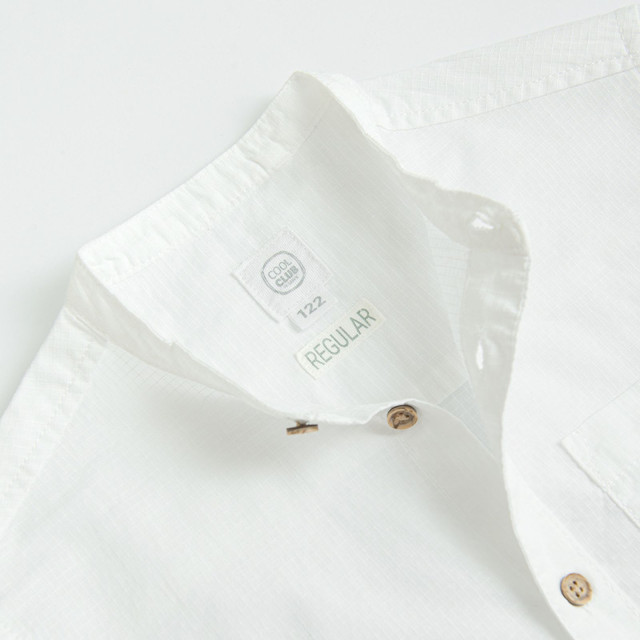 Риза с дълъг ръкав, цвят: Бял