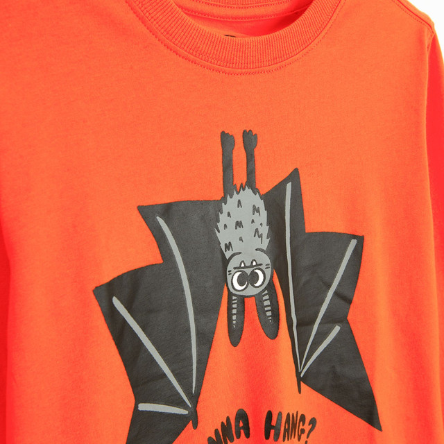 Блуза с дълъг ръкав, цвят: Оранжев