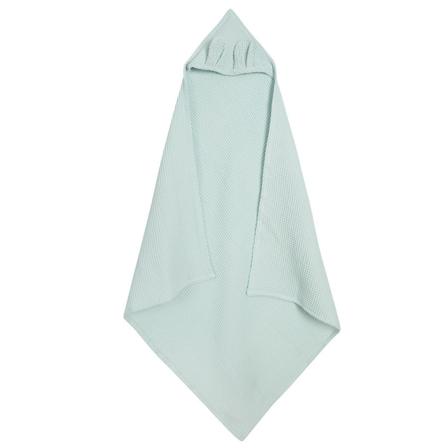 Хавлия с качулка, цвят: Тъмно син