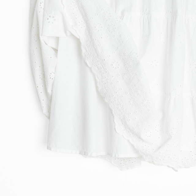 Рокля без ръкав, цвят: Бял