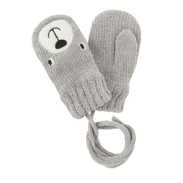 Ръкавици, цвят: Сив меланж