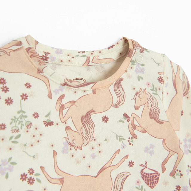 Тениска с дълъг ръкав, цвят: Бял