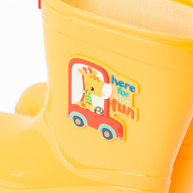 Гумени ботуши FISHER PRICE, цвят: Жълт