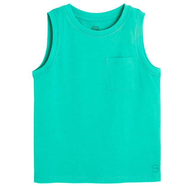 Тениска без ръкав, цвят: Зелен