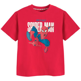 Тениска с къс ръкав SPIDER-MAN, цвят: Червен