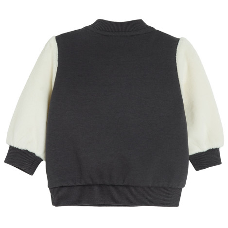 Блуза с дълъг ръкав, цвят: Кремав