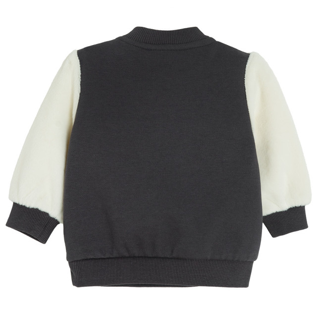 Блуза с дълъг ръкав, цвят: Кремав