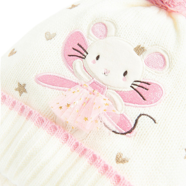 Шапка, цвят: Бял