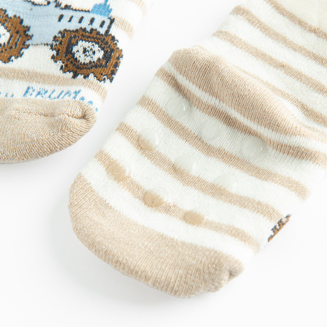 Чорапи, цвят: Светло кафяв