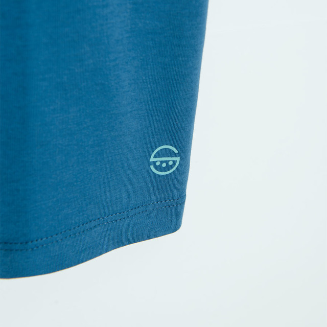 Тениска с къс ръкав, цвят: Морско син