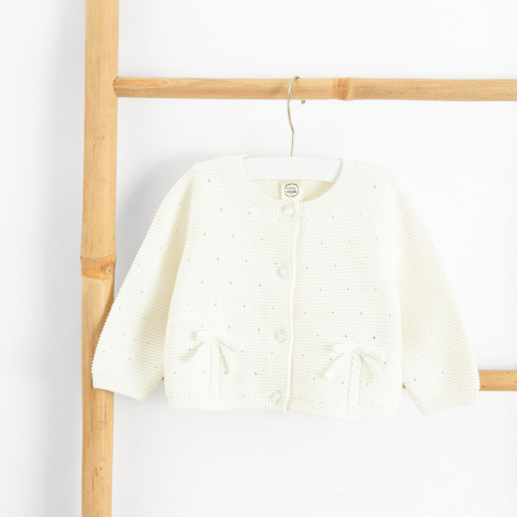 Жилетка, цвят: Бял