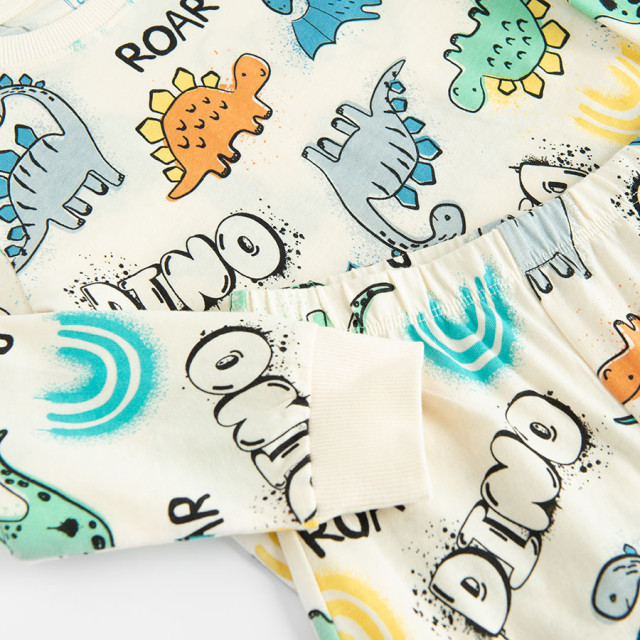 Пижама, цвят: Бежов