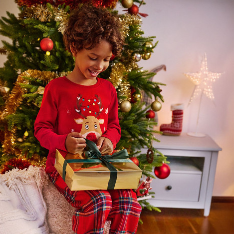 Пижама, цвят: Червен