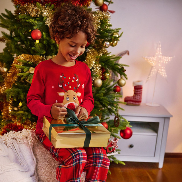 Пижама, цвят: Червен