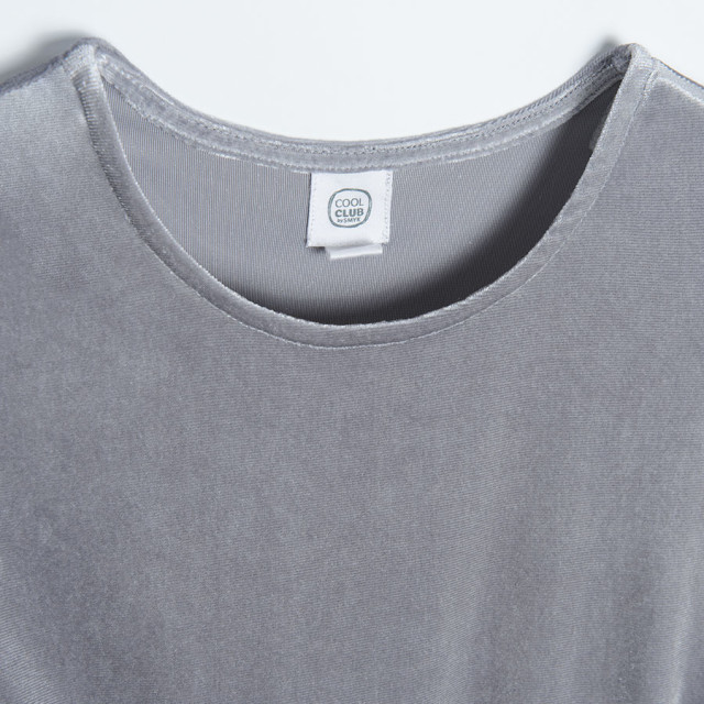 Рокля с дълъг ръкав, цвят: Сив