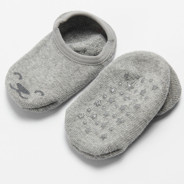 Чорапи тарлъчки, цвят: Сив меланж