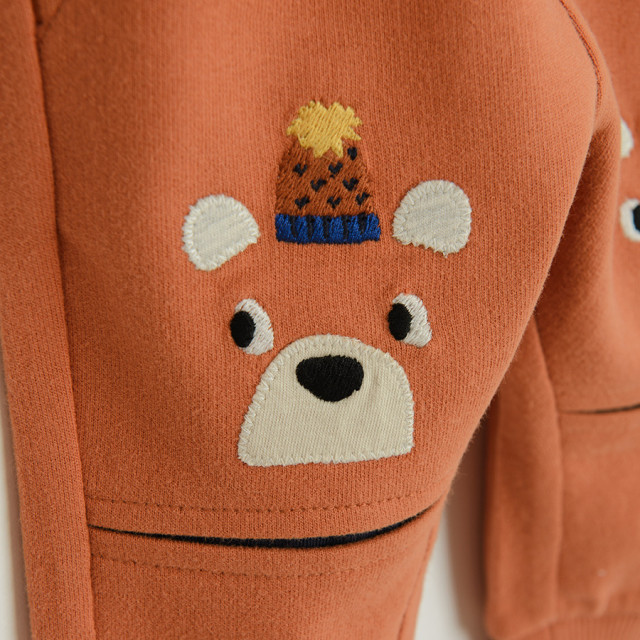 Спортен панталон, цвят: Керемиден