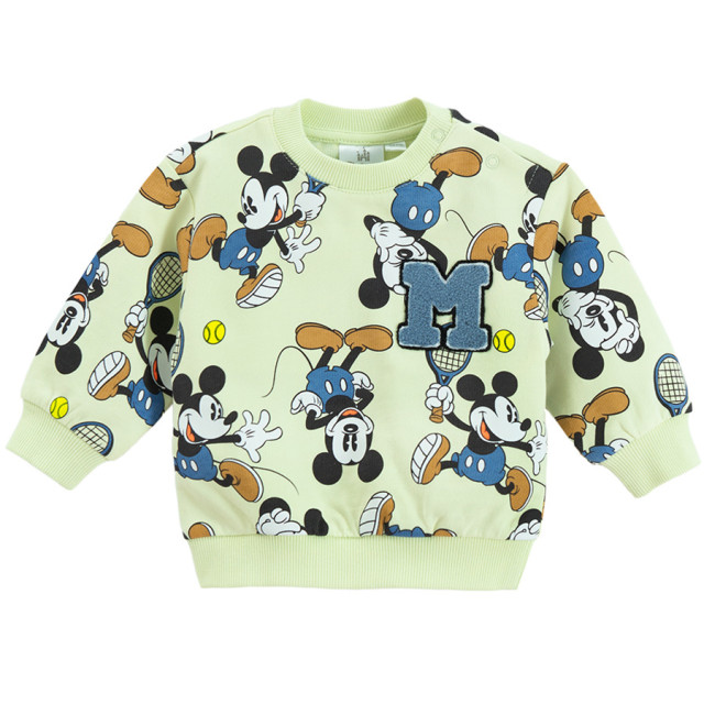 Блуза с дълъг ръкав MICKEY MOUSE, цвят: Лайм