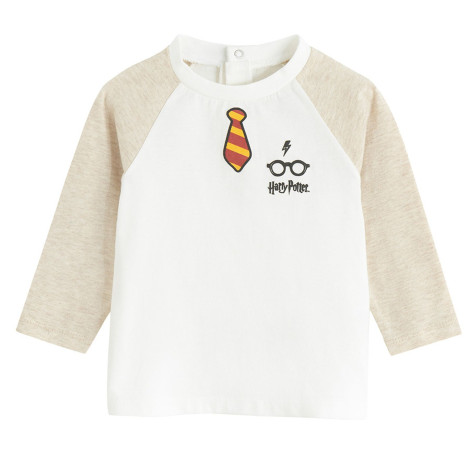 Тениска с дълъг ръкав HARRY POTTER, цвят: Бял