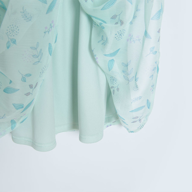 Рокля с къс ръкав, цвят: Син