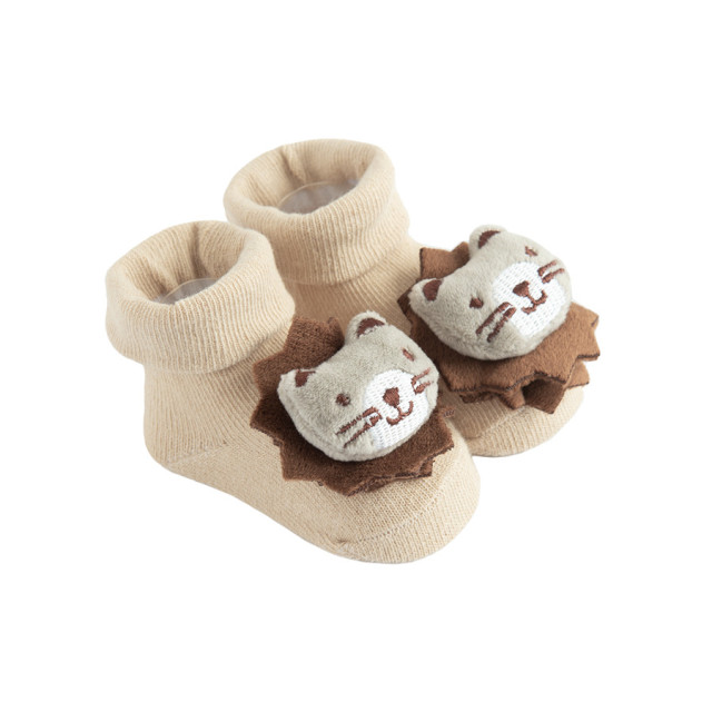 Чорапи, цвят: Светло бежово