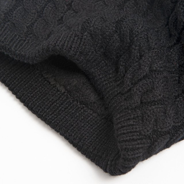 Шал, цвят: Черен