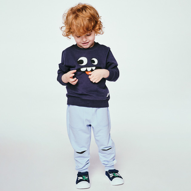 Спортен панталон, цвят: Син меланж