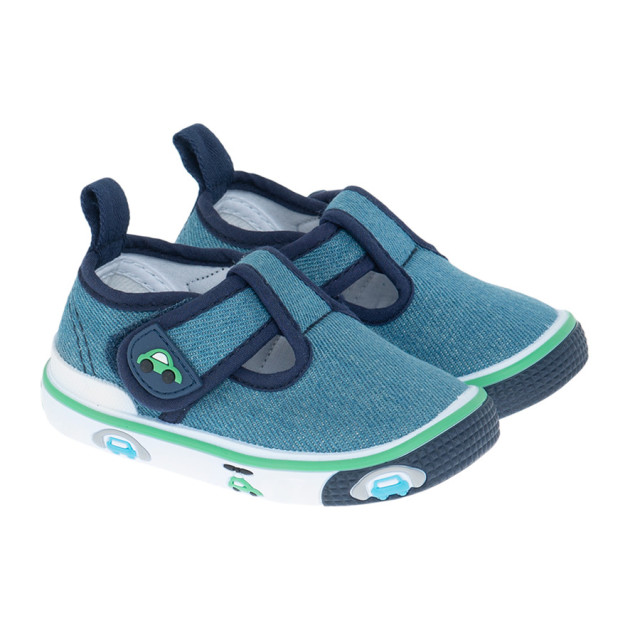 Пантофи, цвят: Деним