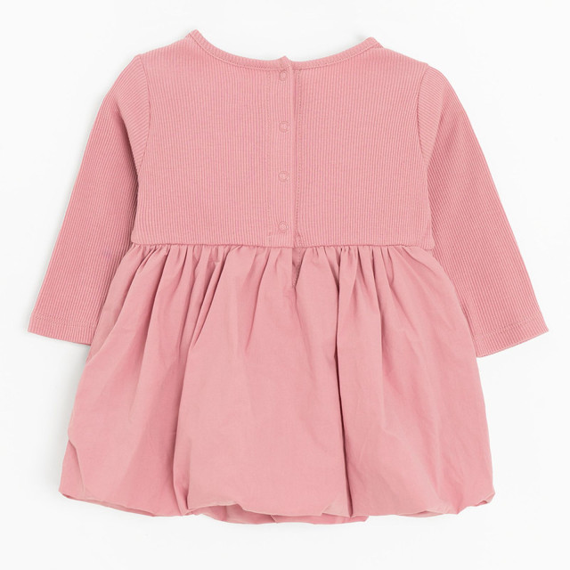 Рокля с дълъг ръкав, цвят: Розов