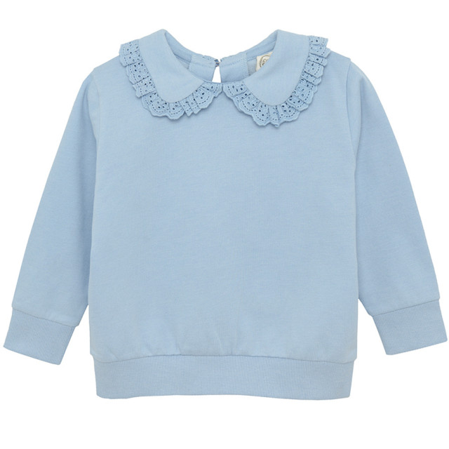 Блуза с дълъг ръкав, цвят: Син